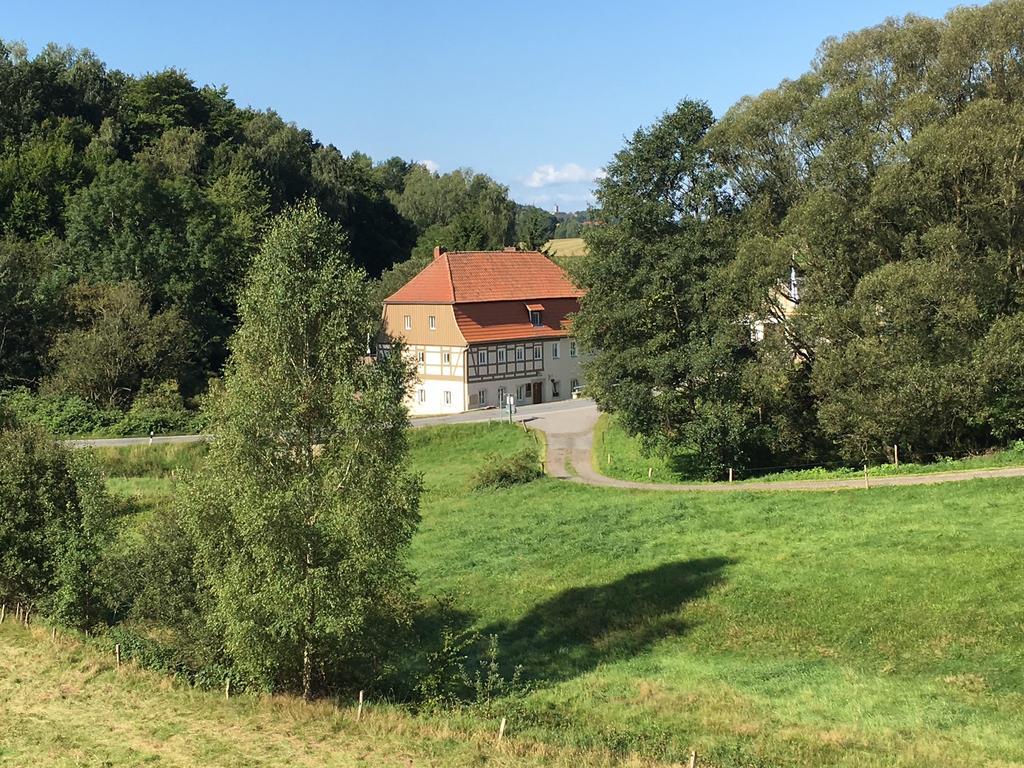 Ferienwohnung Richtermuehle Saupsdorf Bagian luar foto